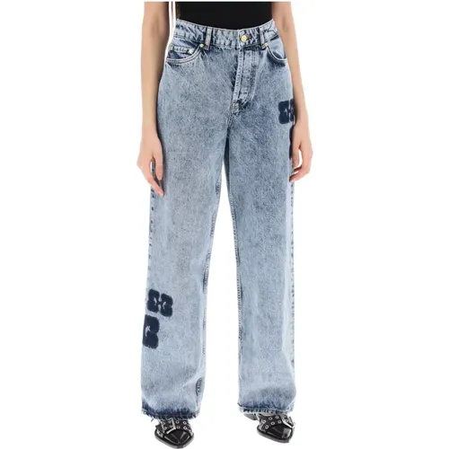 Loose-fit Jeans , Damen, Größe: W25 - Ganni - Modalova