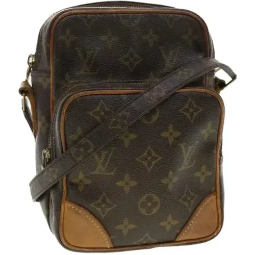 Pre-owned Brunt Canvas Louis Vuitton Amazon Shoulder Bag , female, Sizes: ONE SIZE - Louis Vuitton Vintage - Modalova