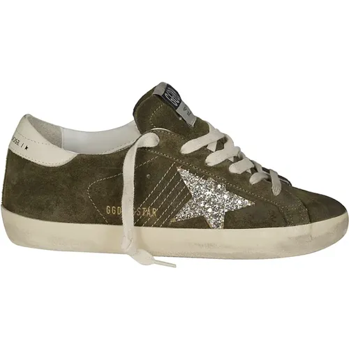 Glitter Star Sneakers , female, Sizes: 3 UK - Golden Goose - Modalova