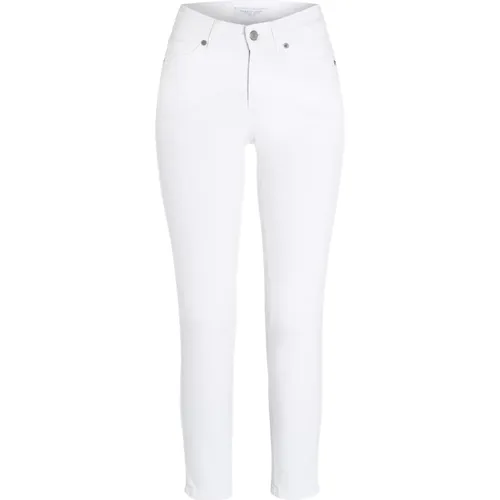 Weiße Piper Kurze Jeans mit Silbernen Details - CAMBIO - Modalova
