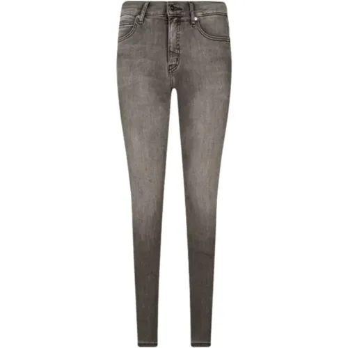 Slim Fit Mid Rise Damen Jeans , Damen, Größe: W25 - Calvin Klein - Modalova