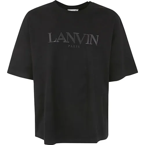 Oversized T-Shirt im Pariser Stil , Herren, Größe: XL - Lanvin - Modalova
