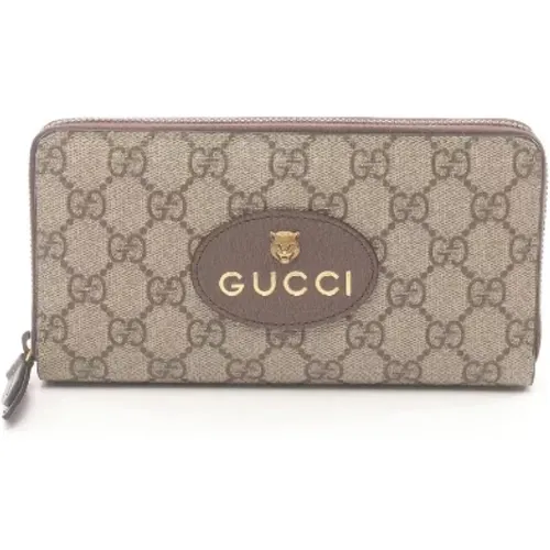 Pre-owned Leather wallets , female, Sizes: ONE SIZE - Gucci Vintage - Modalova