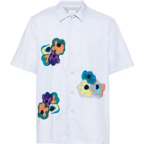 Floral Shirt in , male, Sizes: L, M, S - Paul Smith - Modalova