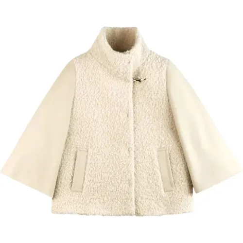 Beige Cape Coat Fay - Fay - Modalova