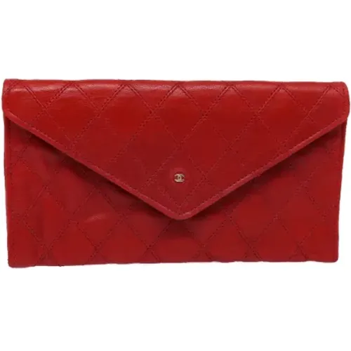 Pre-owned Leder Portemonnaies , Damen, Größe: ONE Size - Chanel Vintage - Modalova