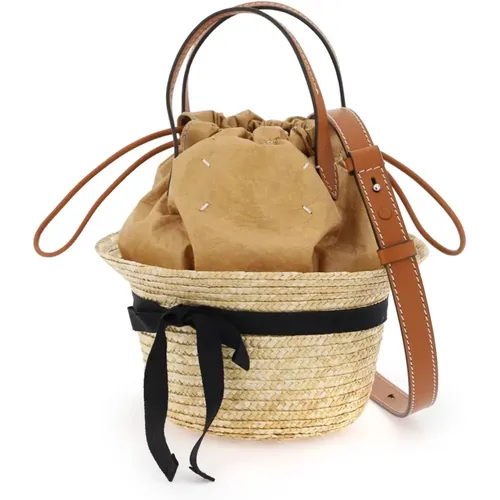 Handbag with integrated hat , female, Sizes: ONE SIZE - Maison Margiela - Modalova