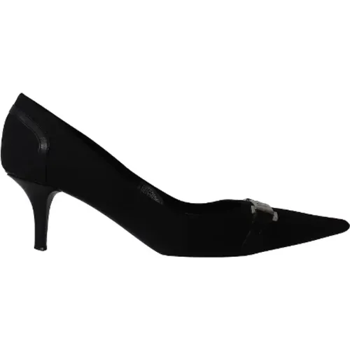 Pre-owned Cotton heels , female, Sizes: 6 1/2 UK - Dior Vintage - Modalova