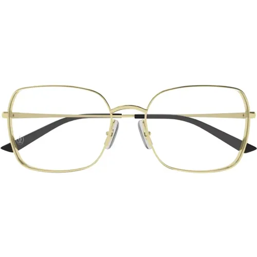 Panthère de Womens Square Metal Eyeglasses , unisex, Sizes: 56 MM - Cartier - Modalova