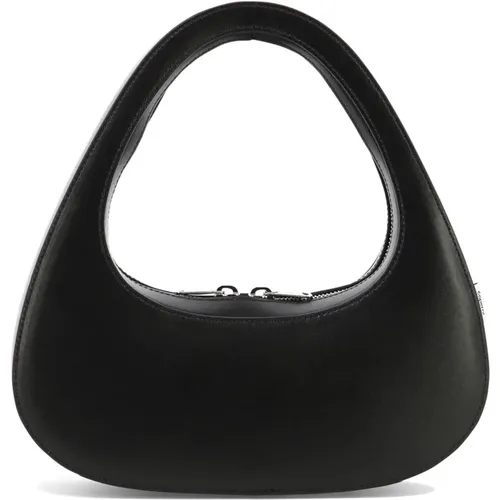 Swipe Baguette Leather Handbag , female, Sizes: ONE SIZE - Coperni - Modalova