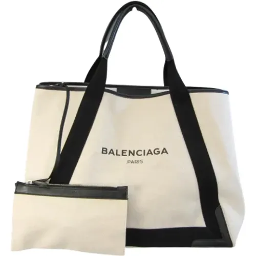 Pre-owned Canvas Balenciaga Cabas , female, Sizes: ONE SIZE - Balenciaga Vintage - Modalova