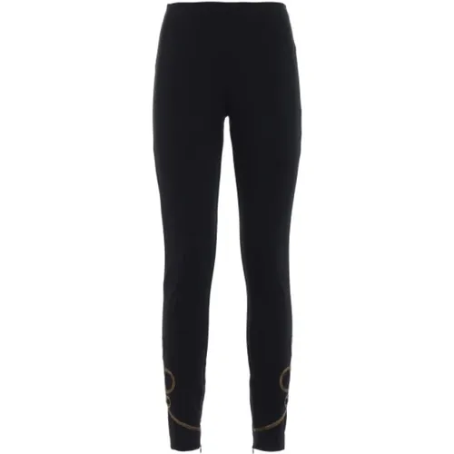 Leggings aus Jersey mit besticktem Kordelzug und Reißverschlussdetail , Damen, Größe: XL - Polo Ralph Lauren - Modalova