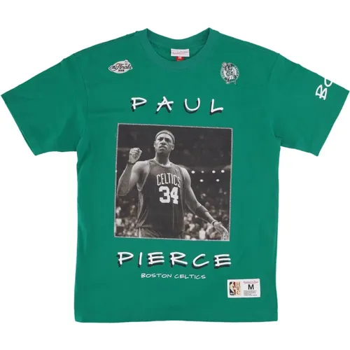 Boston Celtics Vintage Tee Paul Pierce , Herren, Größe: M - Mitchell & Ness - Modalova