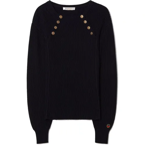 Tamra Sweater Ecru , female, Sizes: XS, S, L, M - Busnel - Modalova