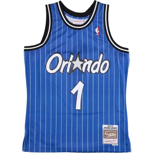 Anfernee Hardaway Basketball Tank Top , Herren, Größe: S - Mitchell & Ness - Modalova