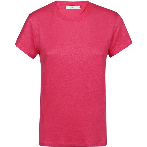 Fushia Third T-Shirt , female, Sizes: M, XS, L, S - IRO - Modalova