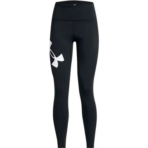 Schwarze Campus Leggings mit Logo-Druck , Damen, Größe: L - Under Armour - Modalova