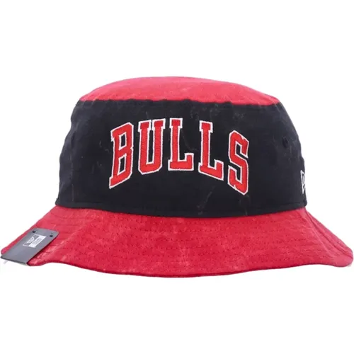 Chicago Bulls Bucket Hat Black , unisex, Sizes: S - new era - Modalova