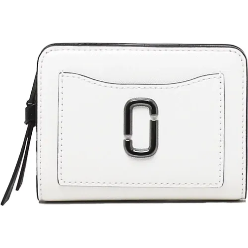 Leather Wallet with Logo , female, Sizes: ONE SIZE - Marc Jacobs - Modalova