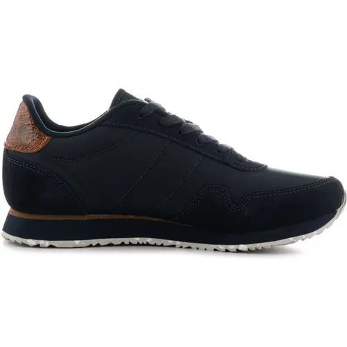 Nora III Leather Sneakers , female, Sizes: 5 UK, 4 UK, 3 UK - Woden - Modalova