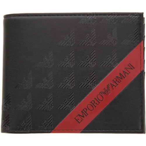 Schwarzes Portemonnaie Y4R165Yq12V80681 - Emporio Armani - Modalova