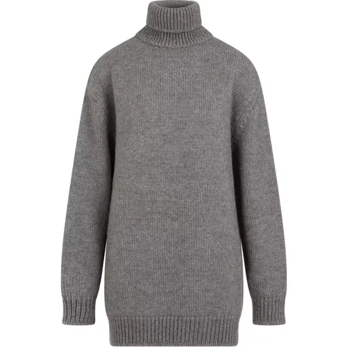 Grey Alpaca Silk Sweater , female, Sizes: S - The Row - Modalova