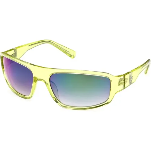 Shiny /Smoke Sunglasses , unisex, Sizes: 62 MM - Guess - Modalova