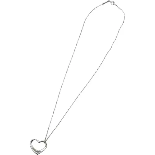 Pre-owned Silver necklaces , female, Sizes: ONE SIZE - Tiffany & Co. Pre-owned - Modalova