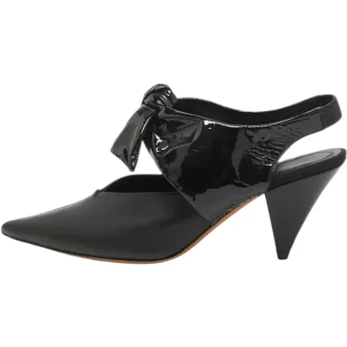 Pre-owned Leather heels , female, Sizes: 4 1/2 UK - Celine Vintage - Modalova