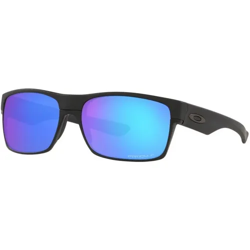 Twoface Sunglasses Square Polarized Blue , male, Sizes: 60 MM - Oakley - Modalova