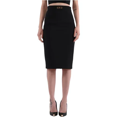 Pencil Skirts , Damen, Größe: M - Elisabetta Franchi - Modalova