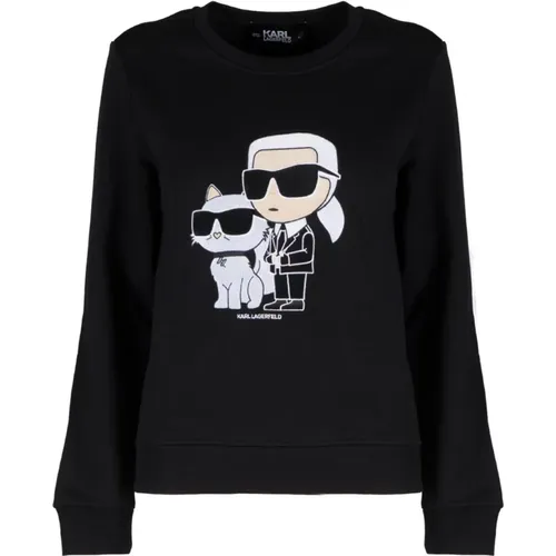 T-shirt , Damen, Größe: M - Karl Lagerfeld - Modalova