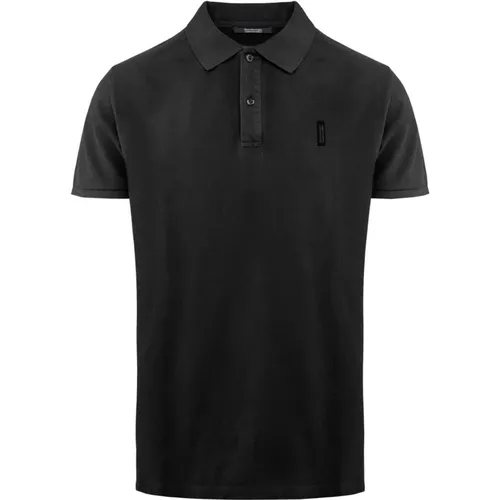 Garment Dyed Piqué Cotton Short Sleeve Polo Shirt , male, Sizes: L, XL, XS, 2XL, 3XL, S, M - BomBoogie - Modalova