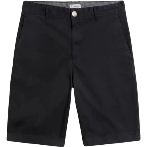 Cotton Bermuda Shorts with Pockets , male, Sizes: W31, W30 - Woolrich - Modalova