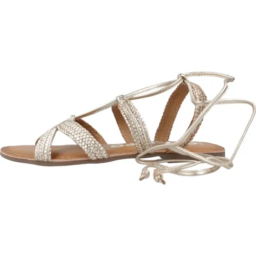 Stylische Flache Sandalen , Damen, Größe: 38 EU - Gioseppo - Modalova