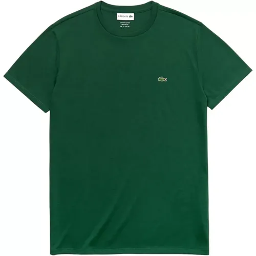 Grünes T-Shirt , Herren, Größe: 3XL - Lacoste - Modalova