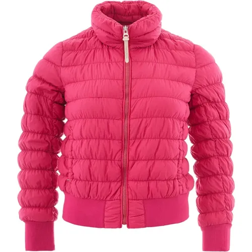 Fucsia Quilted Bomber Jacket , female, Sizes: XS - Woolrich - Modalova