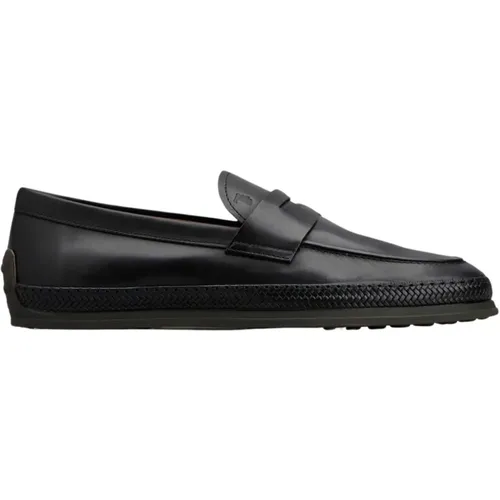 Lässiger Loafer Schuh in Schwarz , Damen, Größe: 38 1/2 EU - TOD'S - Modalova