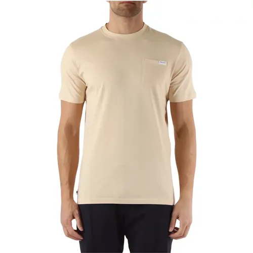 Active Pocket Cotton T-shirt , male, Sizes: XL, 2XL, S, L, M - Aquascutum - Modalova