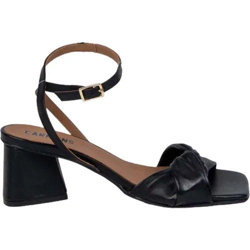 Leather Carry Sandals , female, Sizes: 3 UK, 5 UK, 6 UK, 7 UK, 4 UK - Carmens - Modalova
