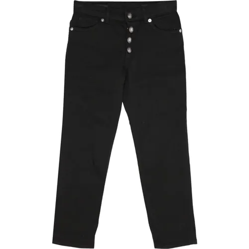Schwarze Junior Jeans aus Denim mit Taschen - Dondup - Modalova