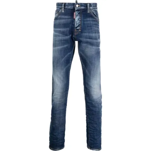 Coolguy Denim Jeans, Faded with Camel Plaque , male, Sizes: 2XL, XL, L - Dsquared2 - Modalova