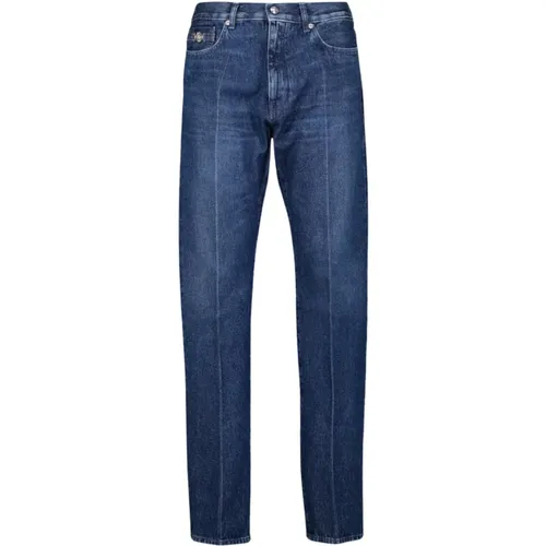 Gerade geschnittene Jeans , Herren, Größe: W32 - Versace - Modalova