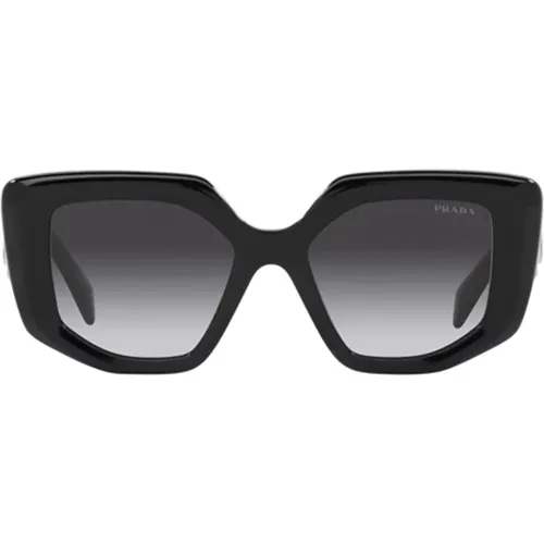 Luxuriöse Sonnenbrille mit Elegantem Schwarzem Rahmen , Damen, Größe: 50 MM - Prada - Modalova