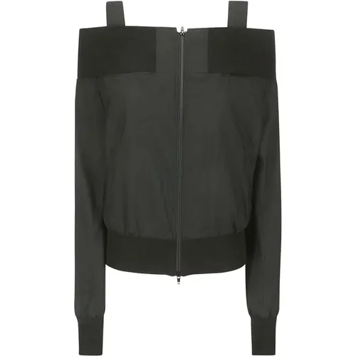 Off Shoulder Jacket , female, Sizes: M - Yohji Yamamoto - Modalova