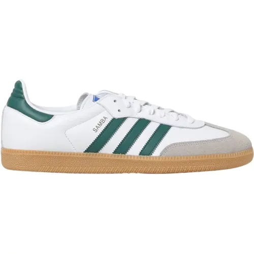 Weiße Samba Og Leder Sneakers - Adidas - Modalova