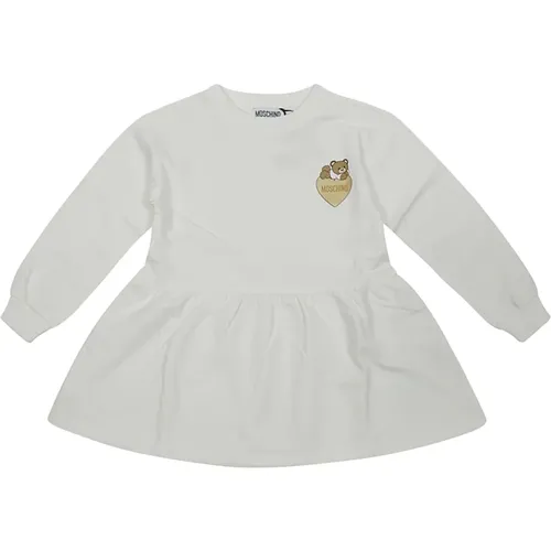 Herz- und Spielzeug-Sweatshirt-Kleid - Moschino - Modalova