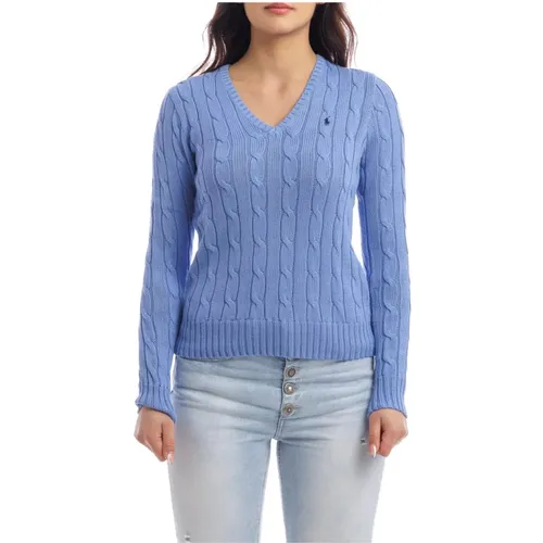 V-neck Knitwear , female, Sizes: XL - Polo Ralph Lauren - Modalova
