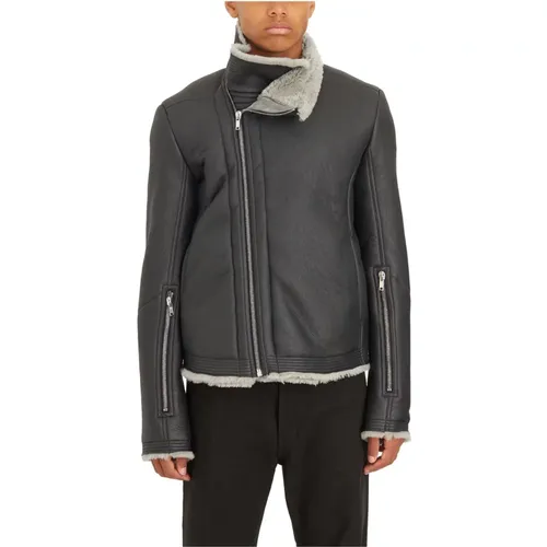 Schwarze Perle Bauhaus Jacke - Rick Owens - Modalova