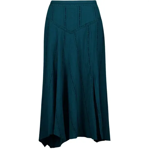 Aline Asymmetric Cotton Maxi Skirt , female, Sizes: L - Isabel Marant Étoile - Modalova